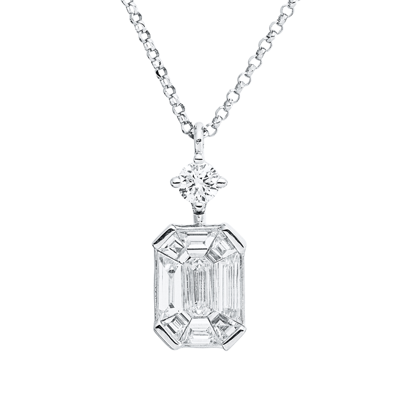 Baguette Illusion Collier