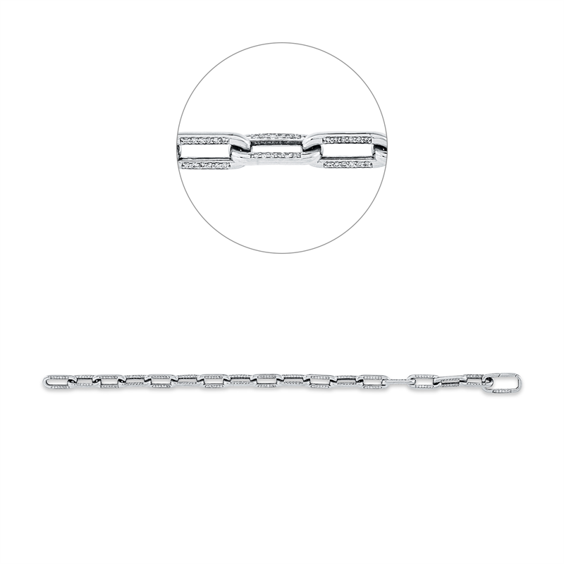 Mehrfachsteinbesatz Armband