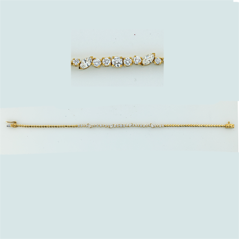 Mehrfachsteinbesatz Armband
