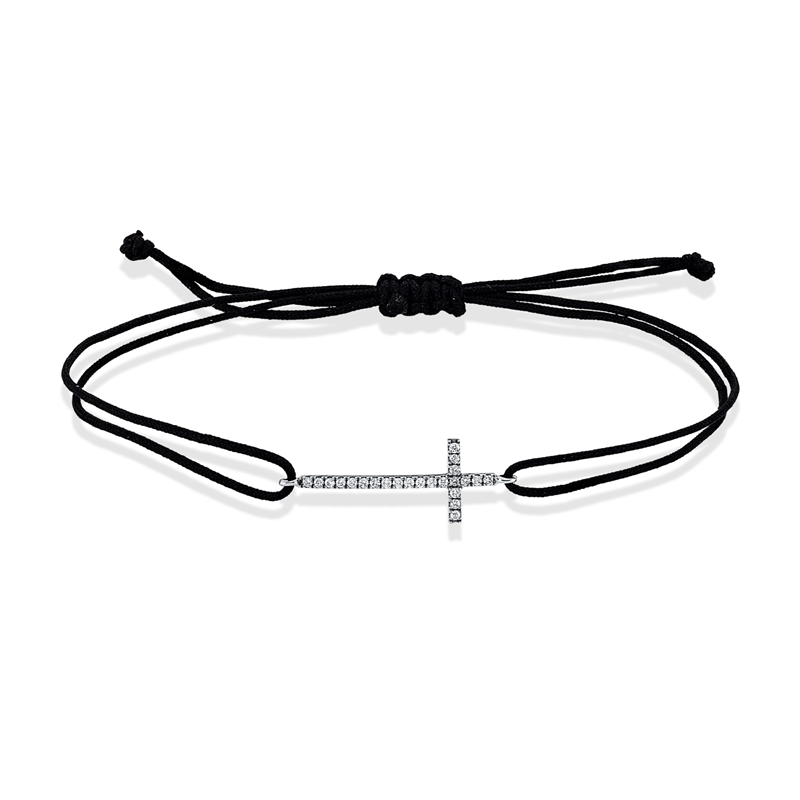 Leder- & Stoffband Armband