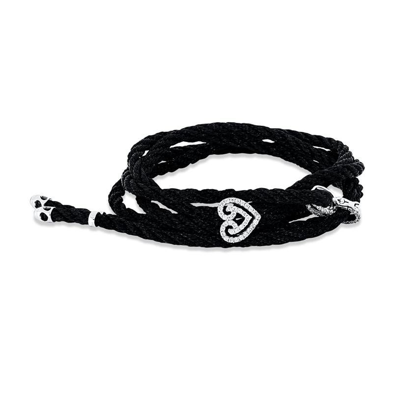 Leder- & Stoffband Armband