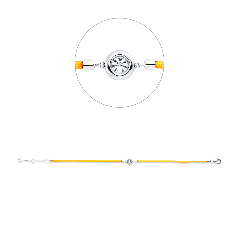 Leder- & Stoffband Armband