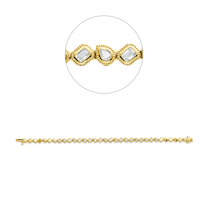 Baguette Armband