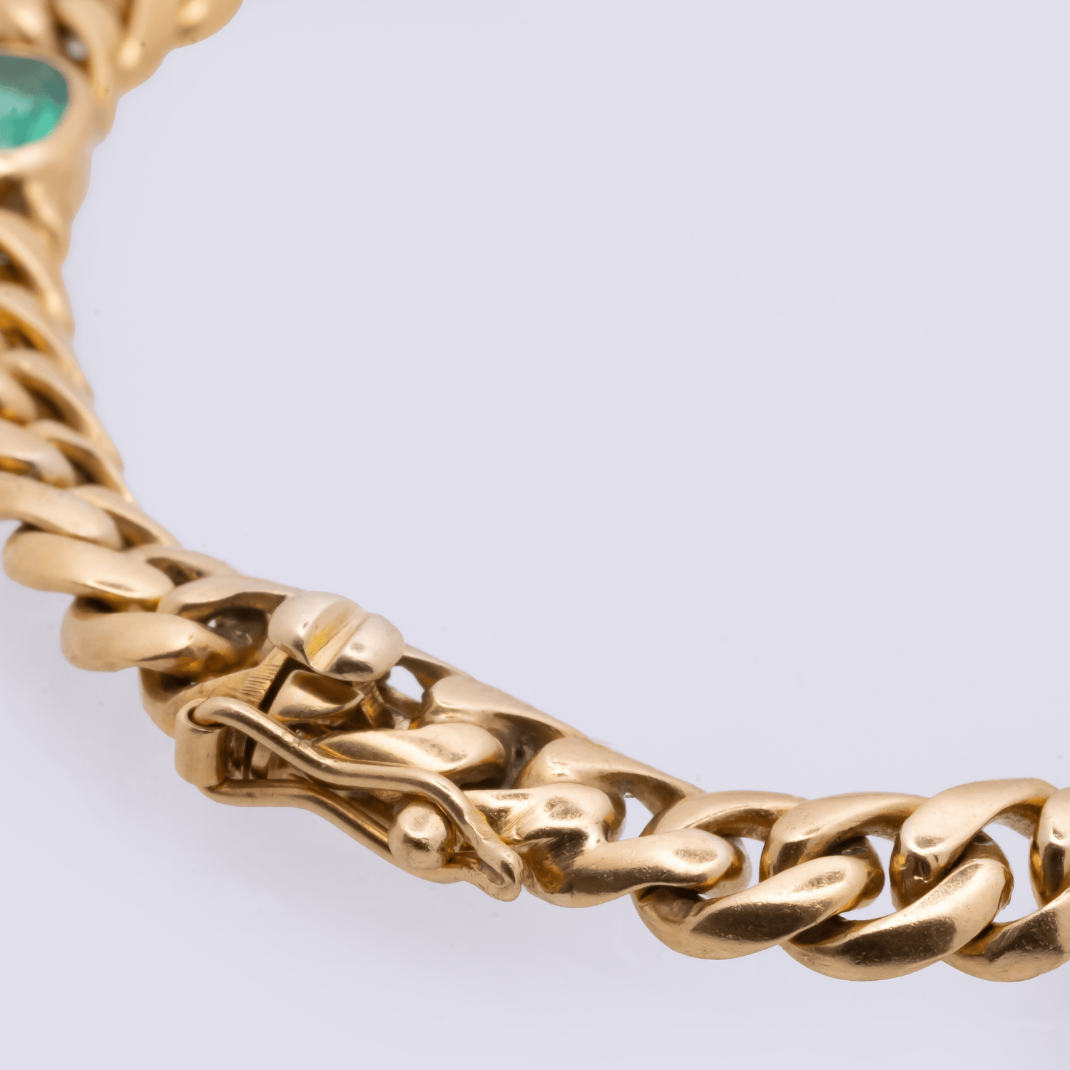 Pre Owned Armband 750 Gelbgold, 2 Diamanten