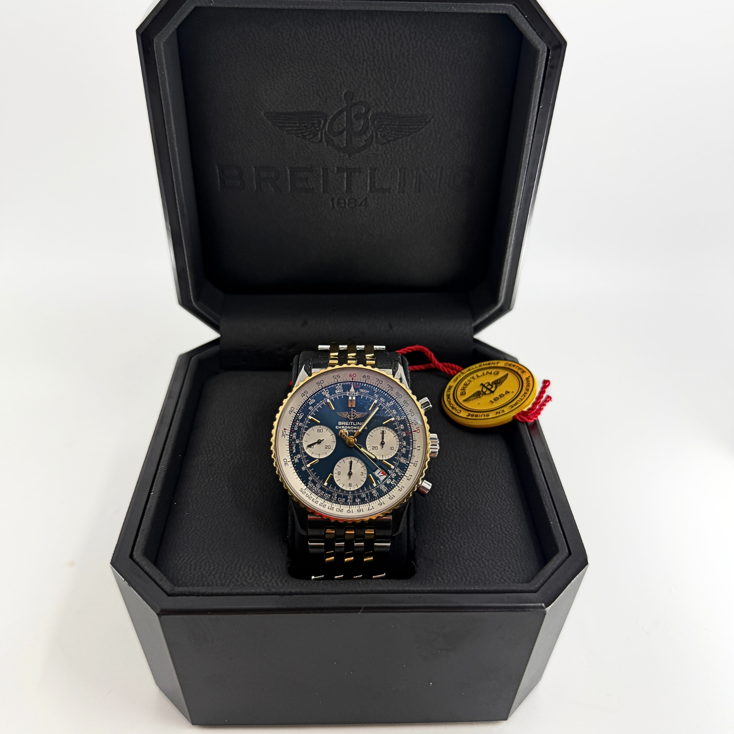 Pre Owned Breitling Navitimer Chronometer Bicolor Full Set