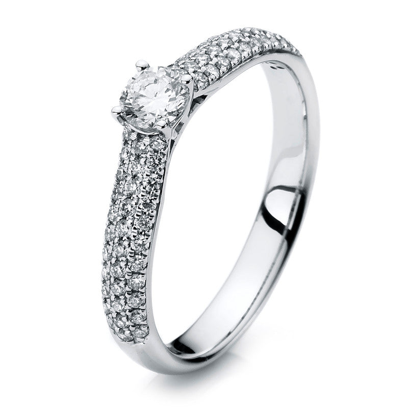 Mehrfachsteinbesatz Ring