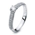Mehrfachsteinbesatz Ring