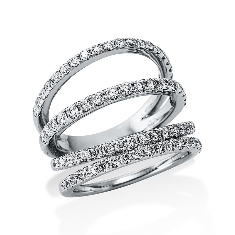 Mehrfachsteinbesatz Ring
