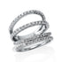 Mehrfachsteinbesatz Ring