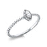 Solitaire mit Besatz Ring