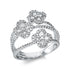 Mehrfachsteinbesatz Ring