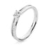 Solitaire mit Besatz Ring
