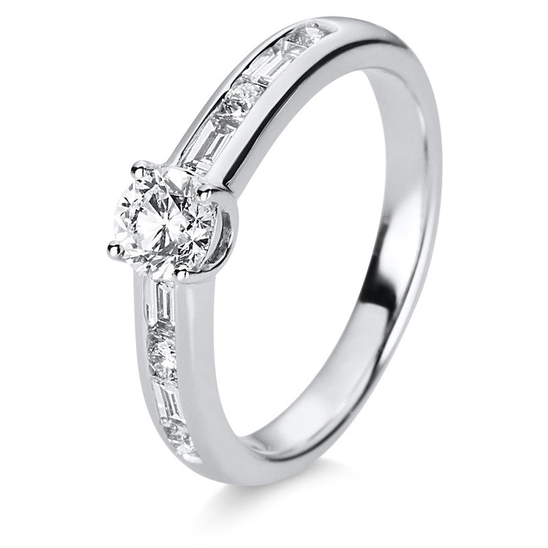 Solitaire mit Besatz Ring