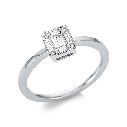 Baguette Illusion Ring