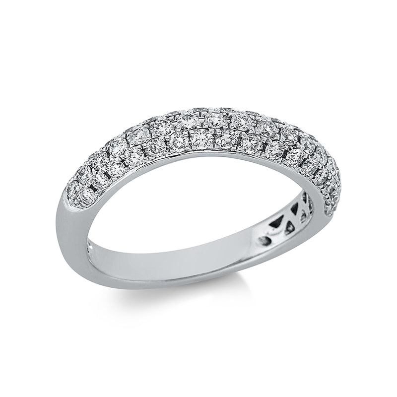 Mehrfachsteinbesatz Ring