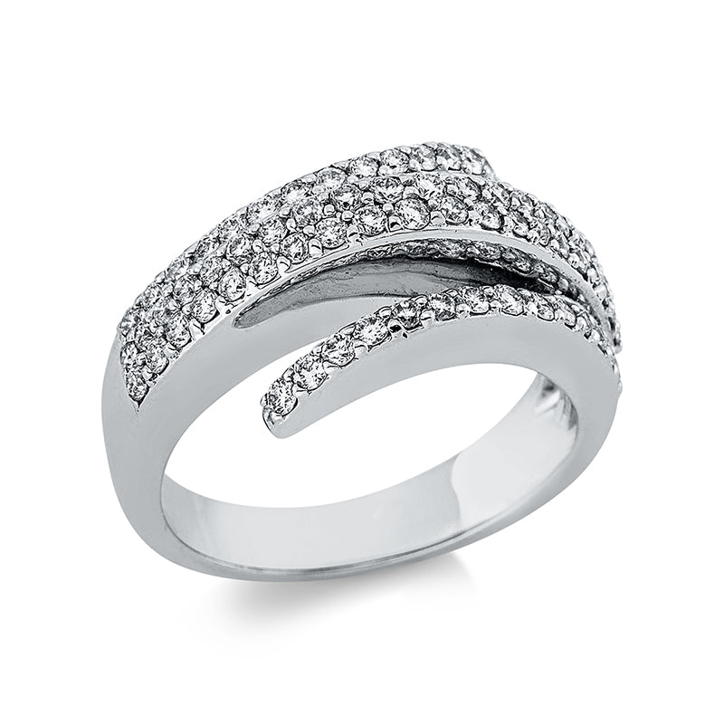 Mehrfachsteinbesatz Ring
