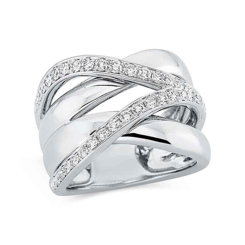 Mehrfachsteinbesatz Ring