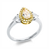 Farbiger Diamant Ring