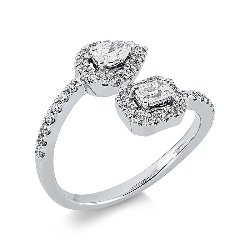 Mehrfachsteinbesatz Ring