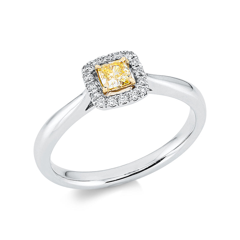 Farbiger Diamant Ring