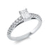 Solitaire mit Besatz Ring