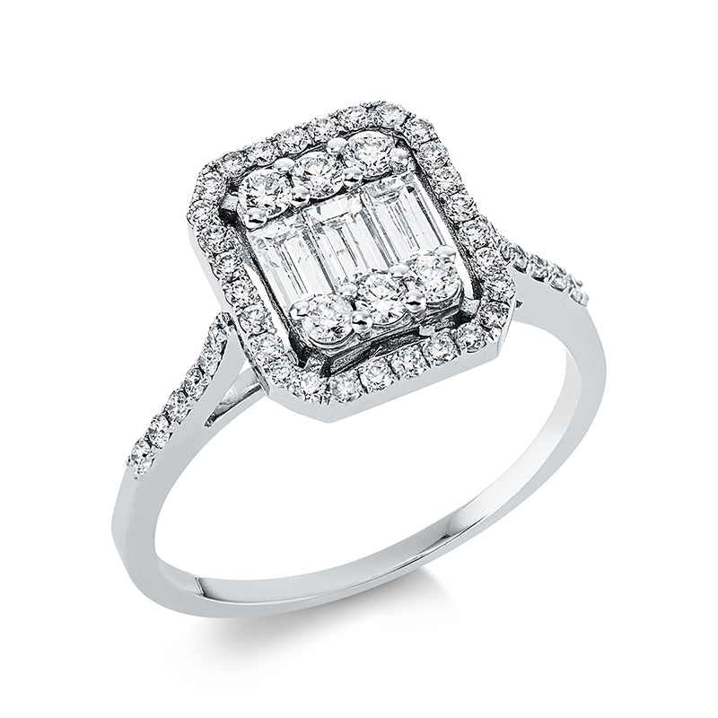 Baguette Illusion Ring
