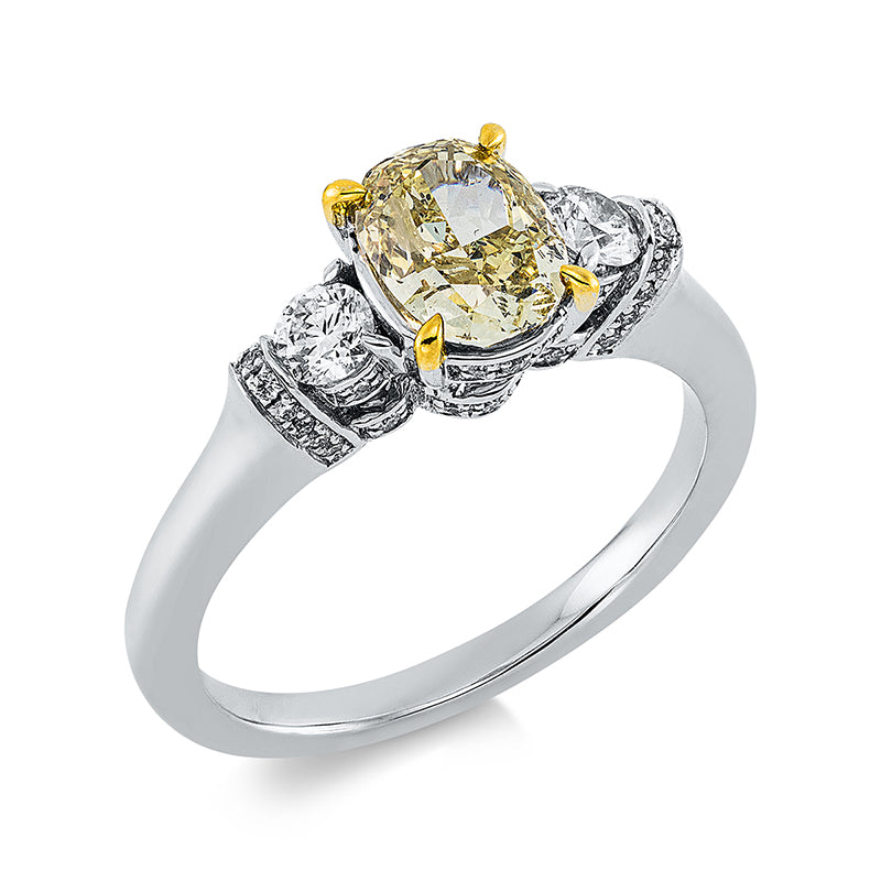 Farbiger Diamant Ring