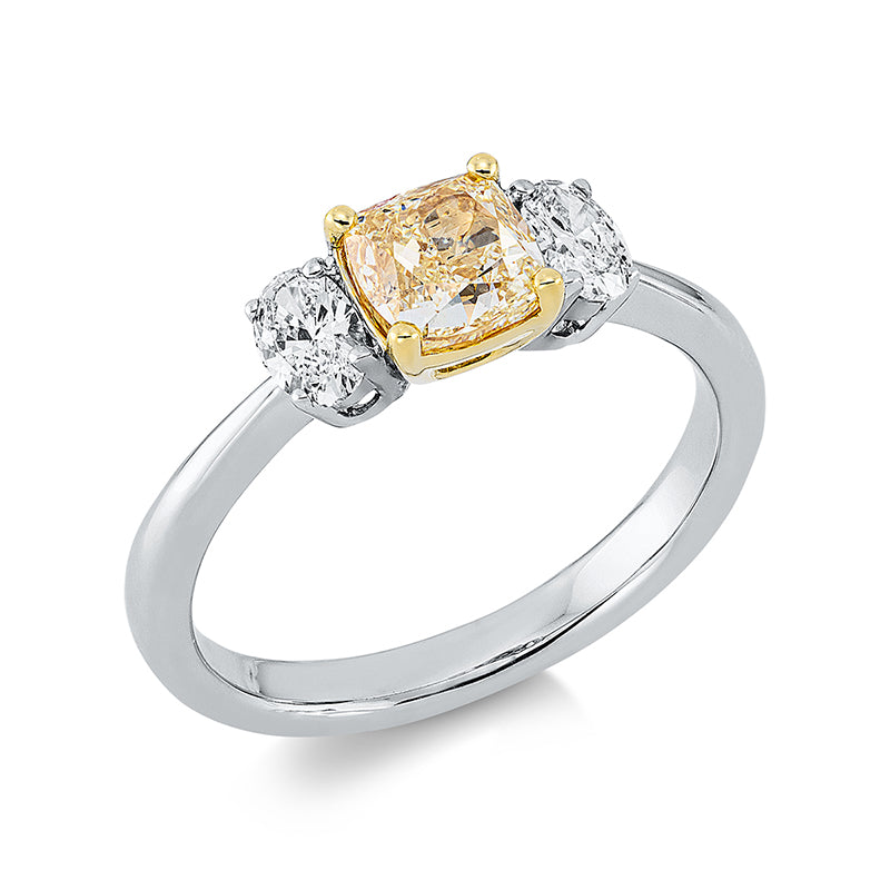 Farbiger Diamant Ring
