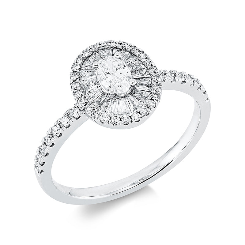 Baguette Illusion Ring
