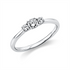 Solitaire mit Besatz Ring