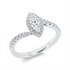 Solitaire mit Besatz Ring