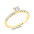 Solitaire mit Besatz Ring