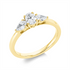 Solitaire mit Besatz Ring