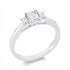 Solitaire mit Besatz Ring