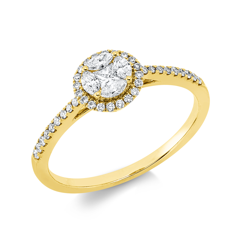 Baguette Illusion Ring