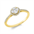 Baguette Illusion Ring