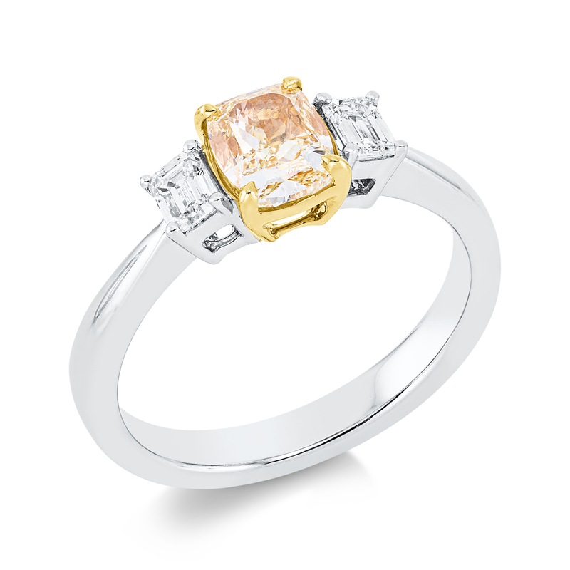 Farbiger Diamant Ring