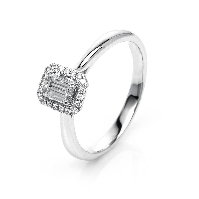 Baguette Illusion Ring
