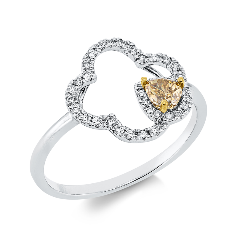 Farbiger Diamant Ring