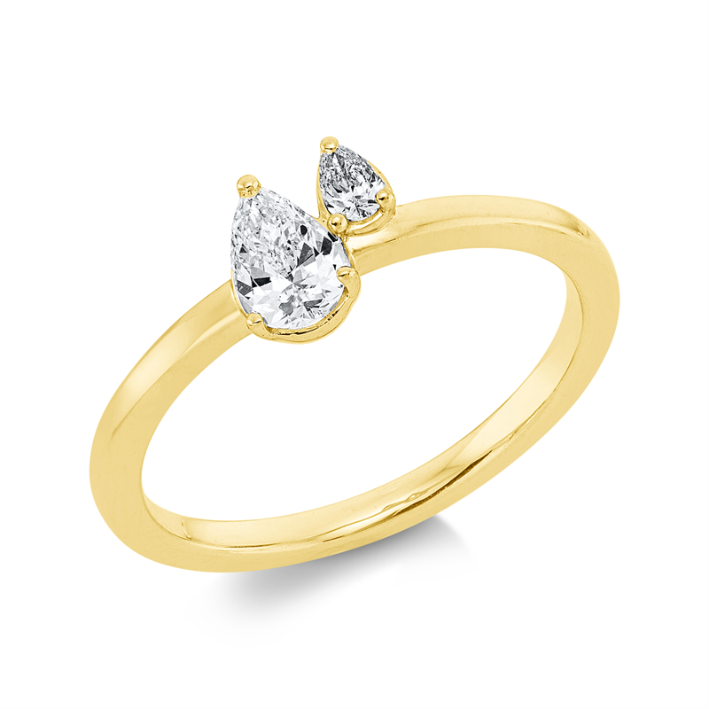 Mehrfachsteinbesatz Ring