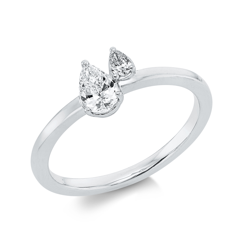 Mehrfachsteinbesatz Ring