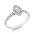 Solitaire mit Besatz Ring