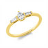 Solitaire mit Besatz Ring