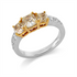 Farbiger Diamant Ring