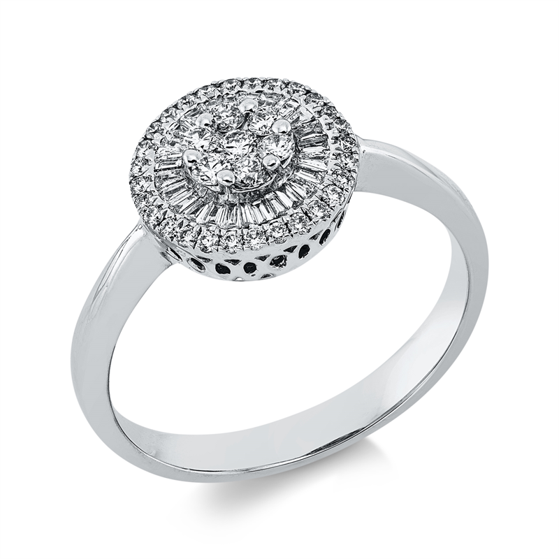 Baguette Illusion Ring