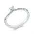Solitaire mit Besatz Ring