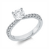 Solitaire mit Besatz Ring