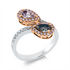 Farbiger Diamant Ring