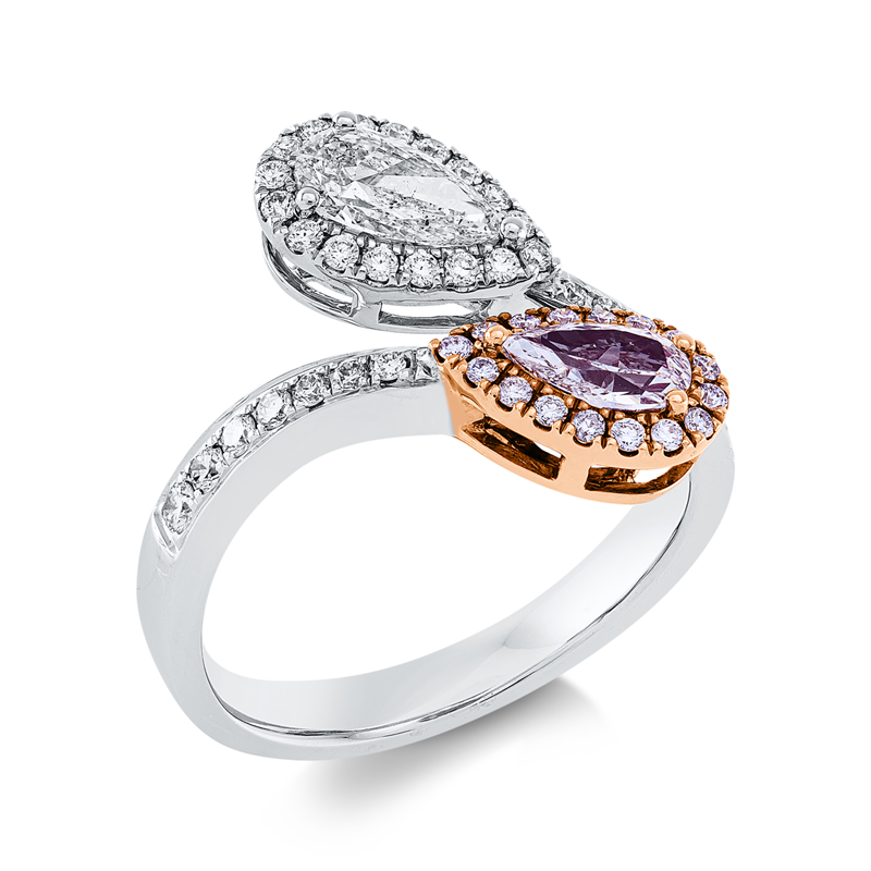 Farbiger Diamant Ring