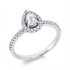 Solitaire mit Besatz Ring
